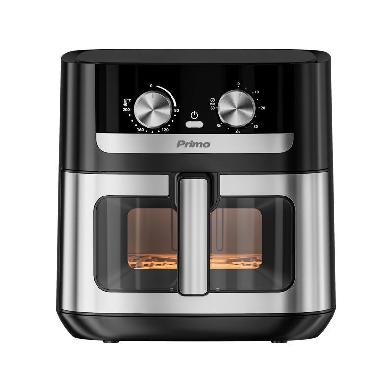 Primo PRAF-40567 Φριτέζα Αέρος  Mechanical 8L 1800W Inox/Μαύρη (400567